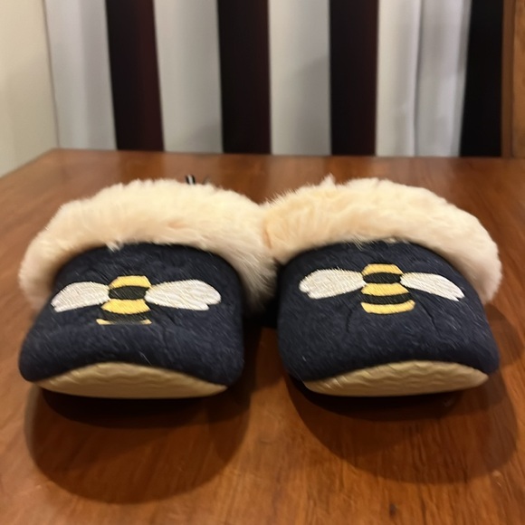 Joules Bee Slippers House Shoes new blue Women’s Size Small 5/6 - Picture 5 of 14